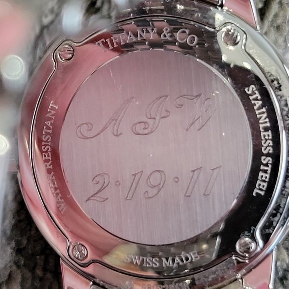 Tiffany & Co Sterling Stainless Steel Resonator Round Watch-Woman’s - Picture 6 of 10